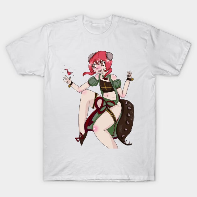 Magical Girl Raising Project Restart @NyanNyan / @MeowMeow T-Shirt by nhitori